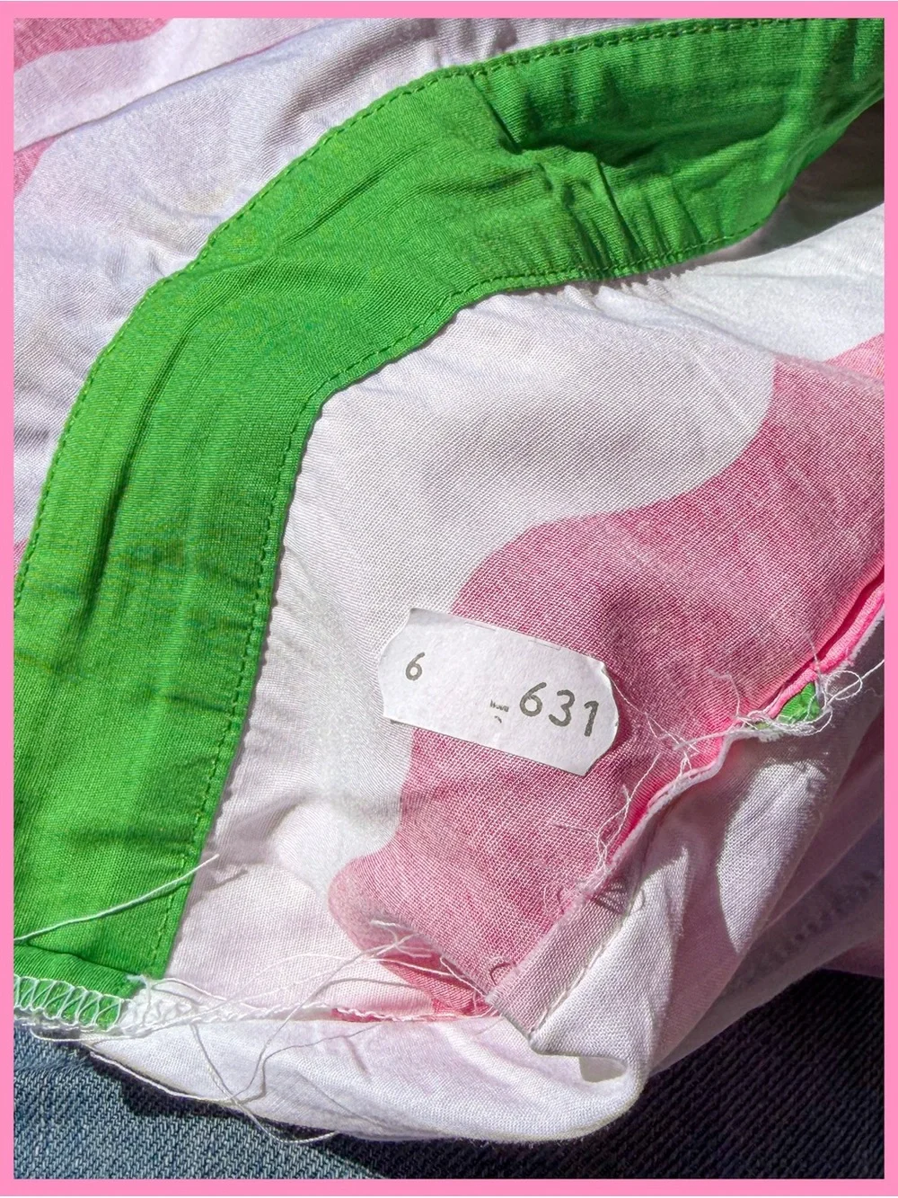 NWoT Gymboree Island Lily Pink White Green Wavy Stripe Sundress Dress Portrait 6